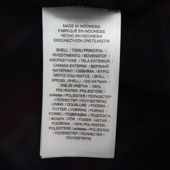 Ralph Lauren Ruffled Blouse Top Women's Size M Black Striped Flutter Sleeve - Picture 8 of 9